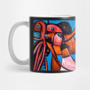 Giant Squid Painting Mug